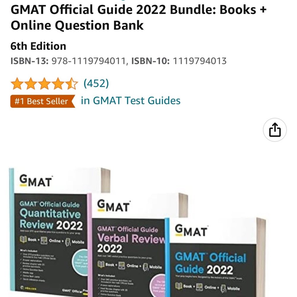 GMAT 2022 books with Unopened CDs. I didn’t use them at all - brand new